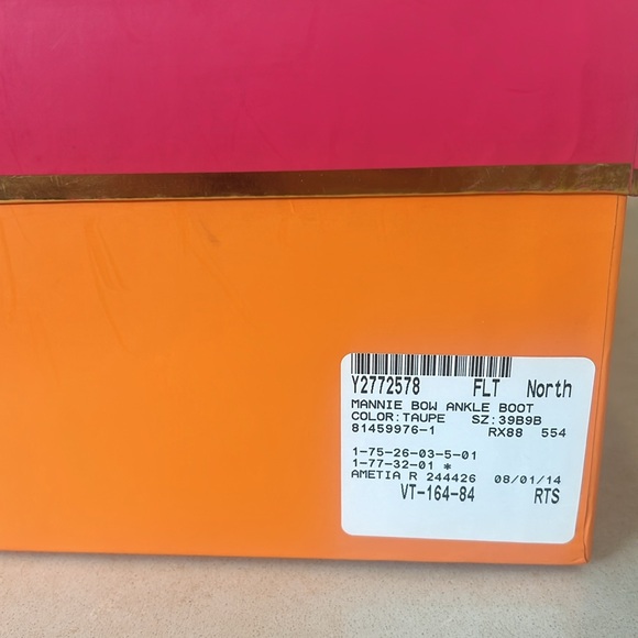 Kate Spade Mannie Bow Leather Ankle Boots - Picture 7 of 7